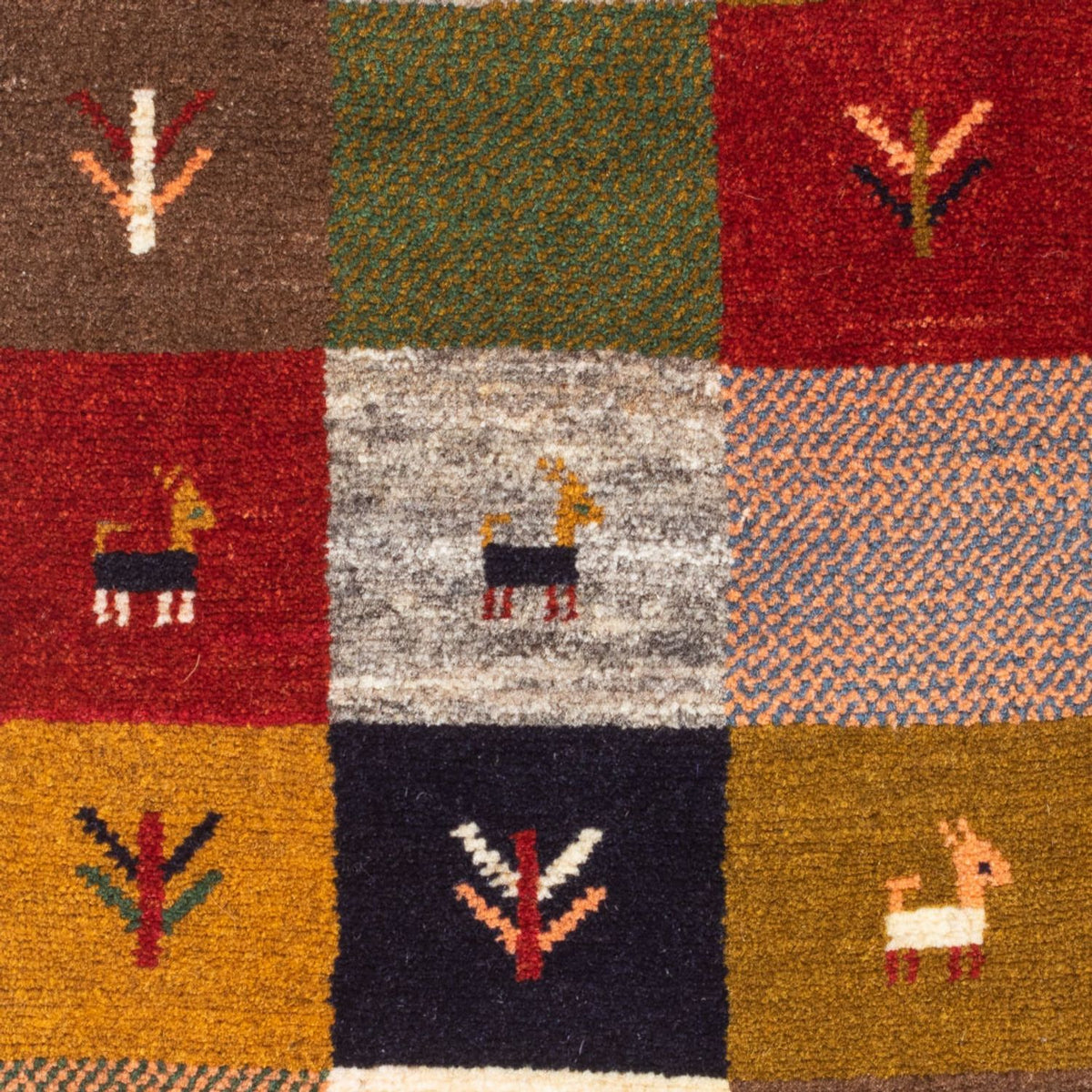Alfombra Gabbeh - Persa - 116 x 78 cm - multicolor