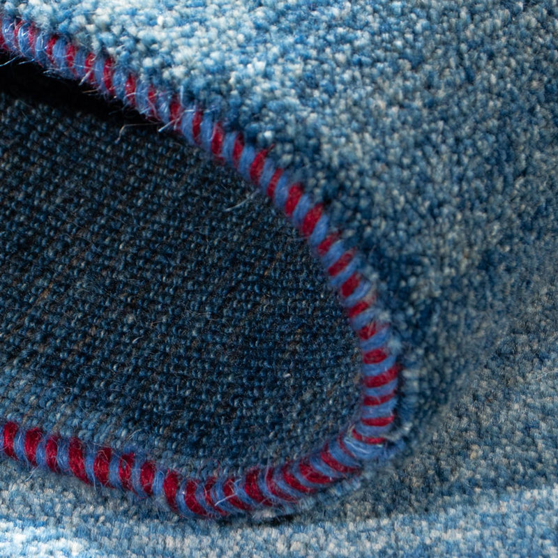 Alfombra Gabbeh - Persa - 140 x 69 cm - azul marino
