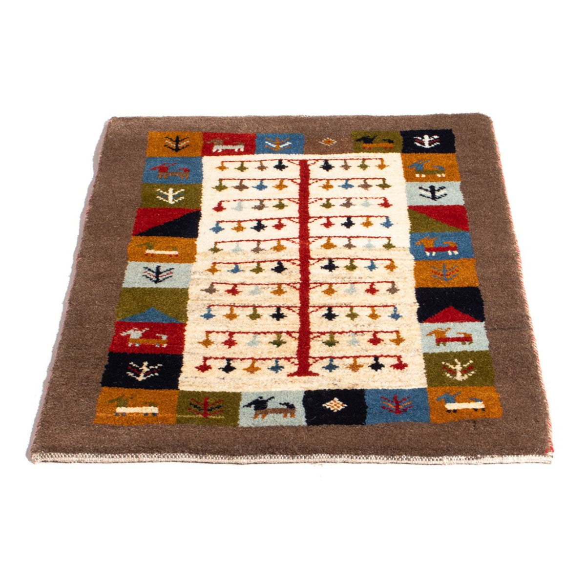 Alfombra Gabbeh - Persa - 88 x 61 cm - multicolor