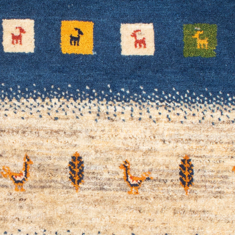 Alfombra Gabbeh - Persa - 123 x 85 cm - multicolor