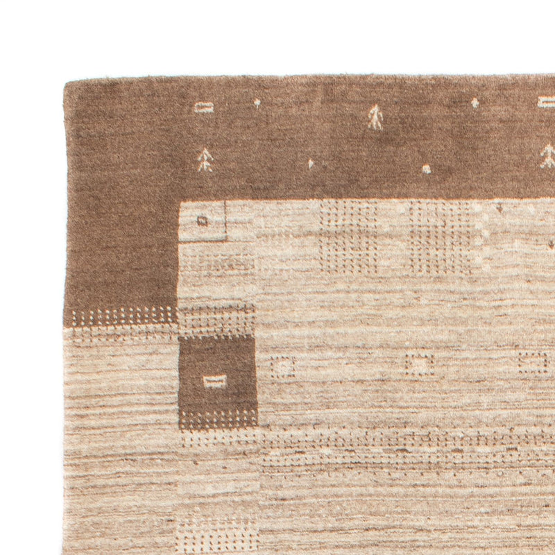 Alfombra Gabbeh - Loribaft Softy - 198 x 126 cm - beige