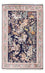 Alfombra de seda - Seda de Cachemira - 215 x 133 cm - azul oscuro