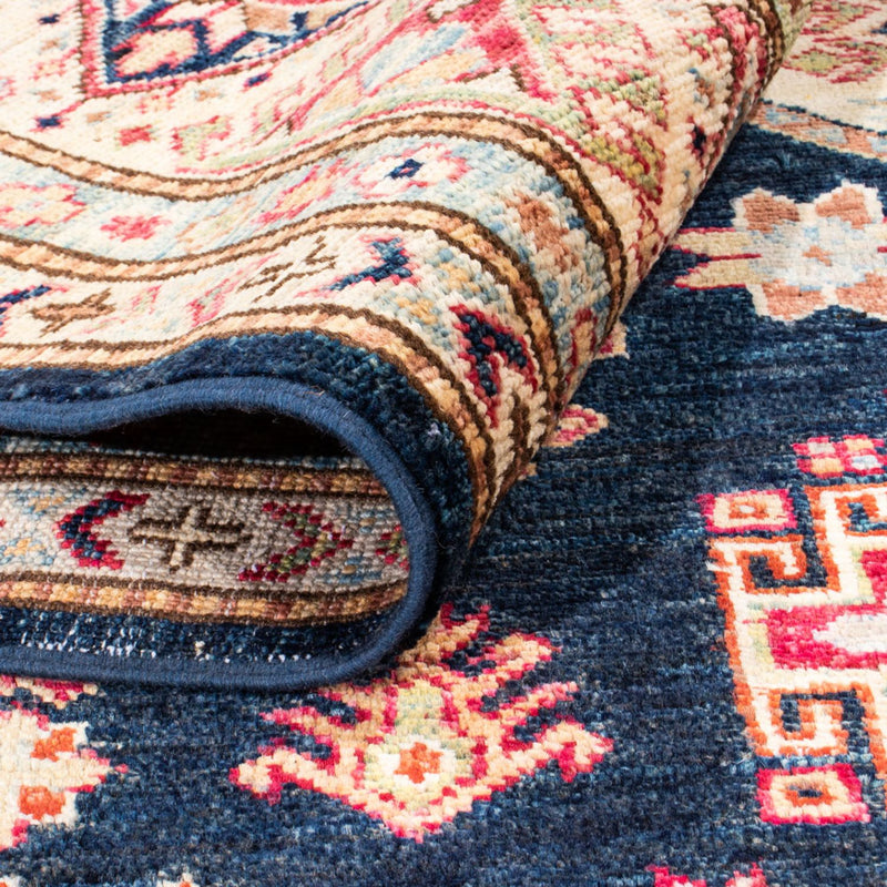 Alfombra Ziegler - Kazak - 245 x 168 cm - azul oscuro