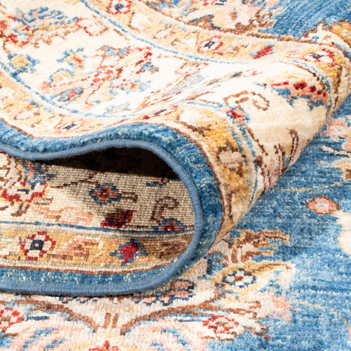 Alfombra Ziegler - 183 x 127 cm - azul