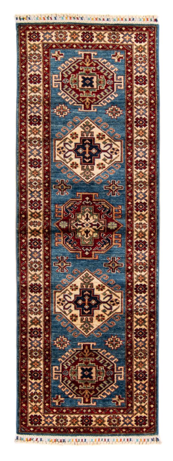 Alfombra de pasillo Alfombra Ziegler - Kazak - 216 x 77 cm - turquesa