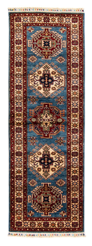 Alfombra de pasillo Alfombra Ziegler - Kazak - 216 x 77 cm - turquesa