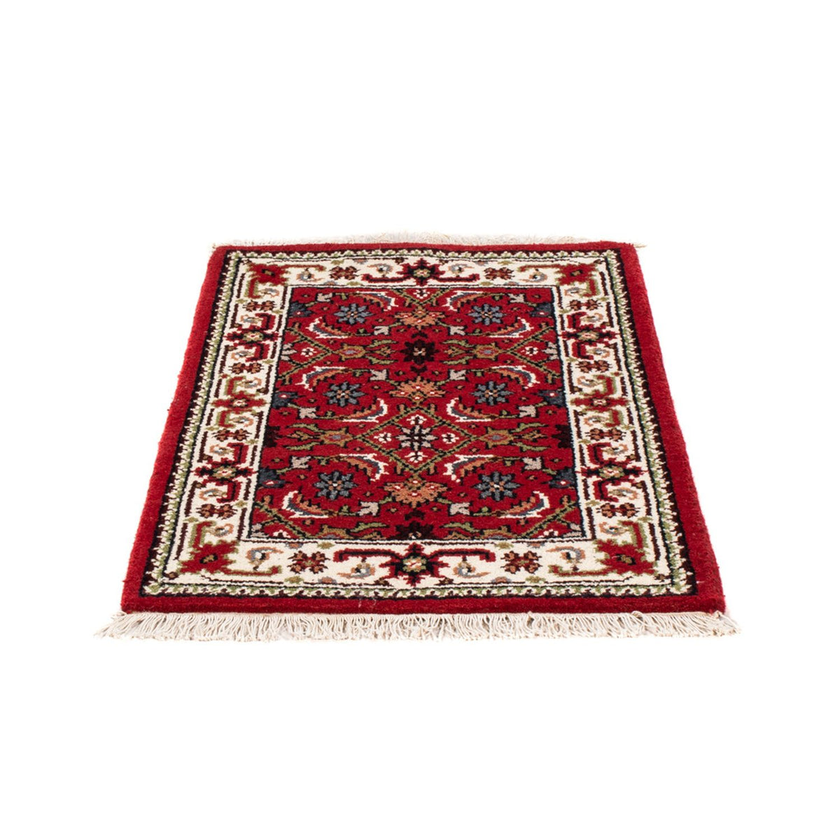 Alfombra oriental - Bidjar - Indus - 90 x 60 cm - rojo