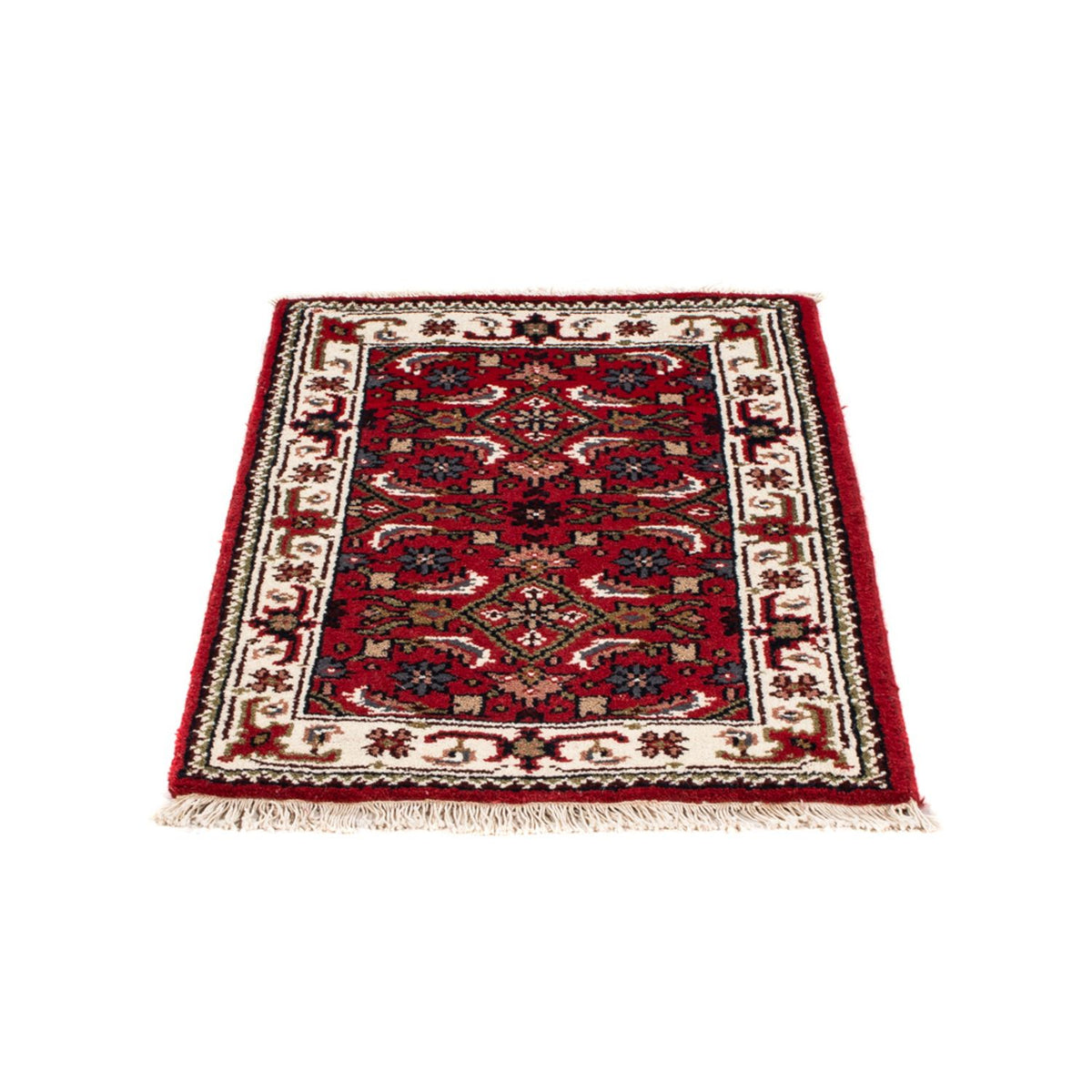 Alfombra oriental - Bidjar - Indus - 90 x 60 cm - rojo