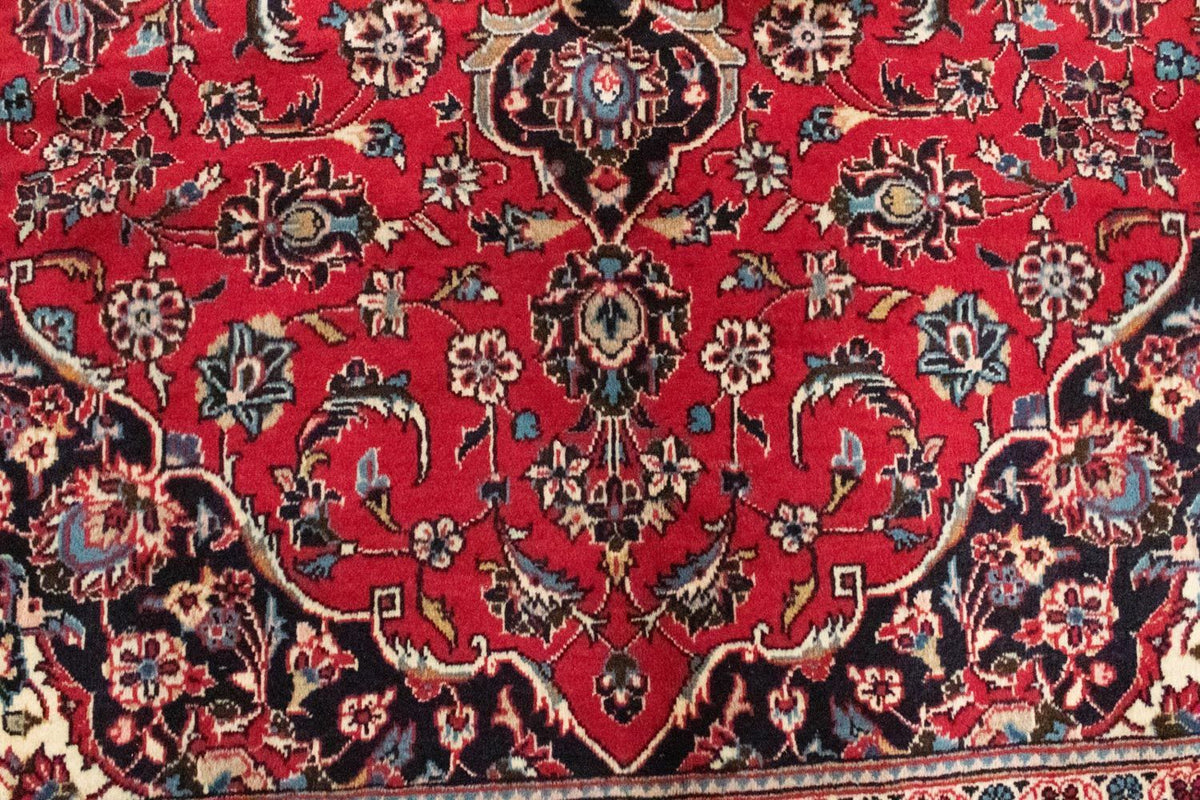 Alfombra persa - Keshan - 310 x 190 cm - rojo