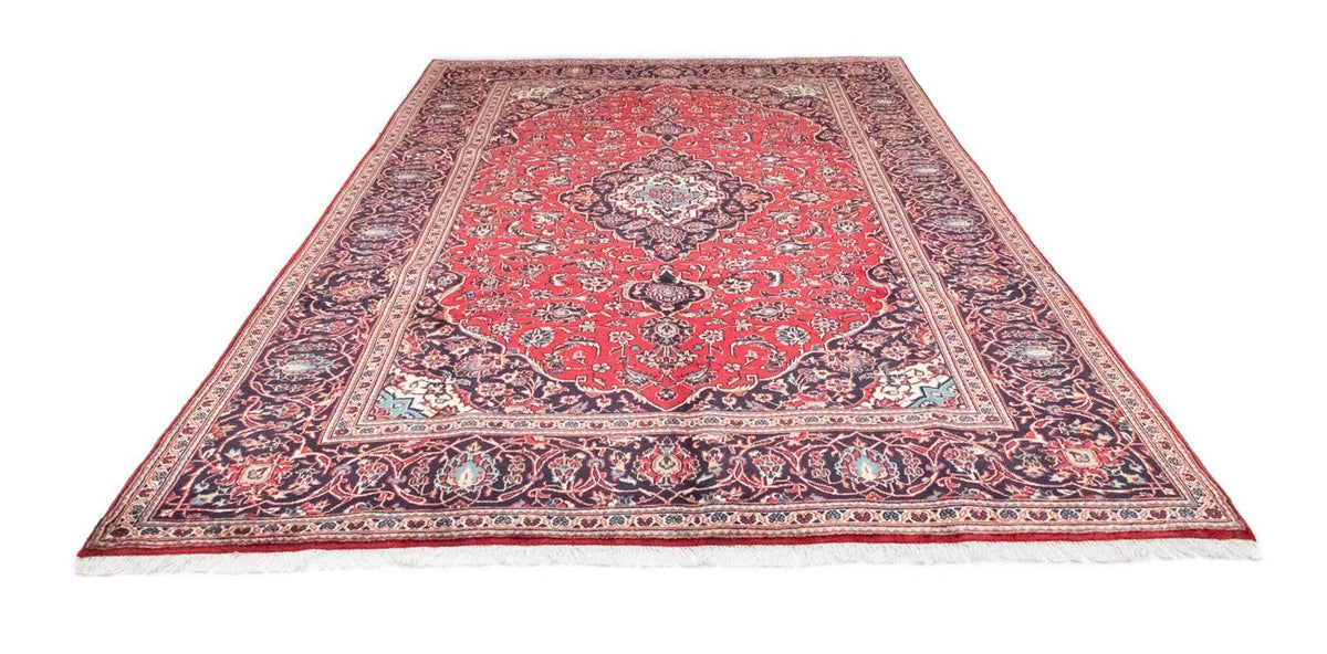 Alfombra persa - Keshan - 310 x 190 cm - rojo