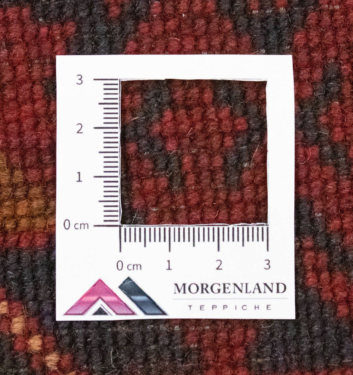 Alfombra de pasillo Alfombra afgana - Kunduz - 390 x 82 cm - rojo