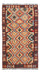 Alfombra de pasillo Alfombra Kelim - Splash - 198 x 104 cm - multicolor
