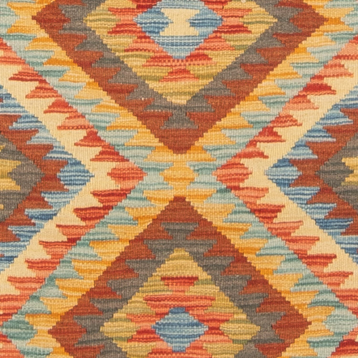 Alfombra Kelim - Splash - 119 x 86 cm - multicolor