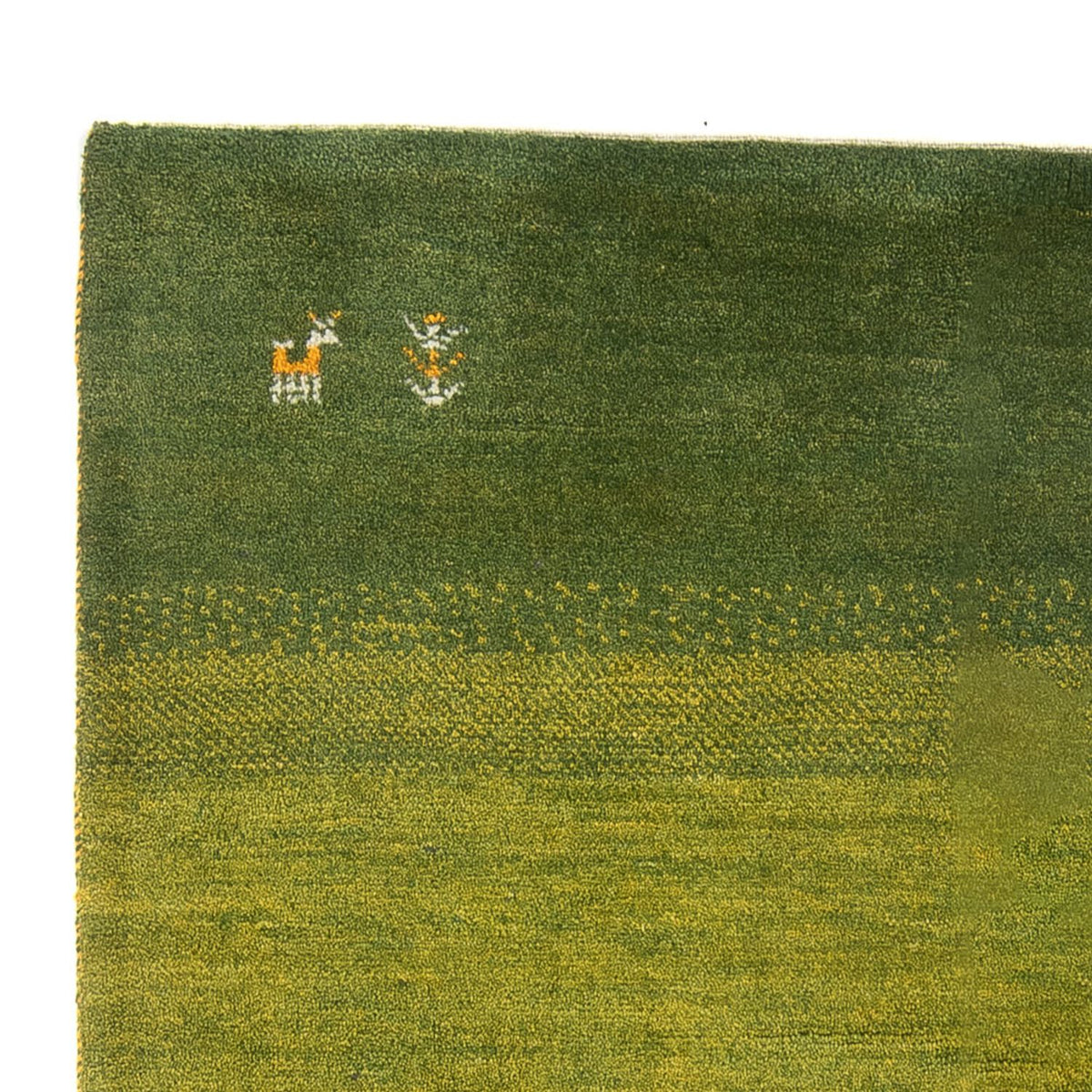 Alfombra Gabbeh - Persa - 201 x 148 cm - verde