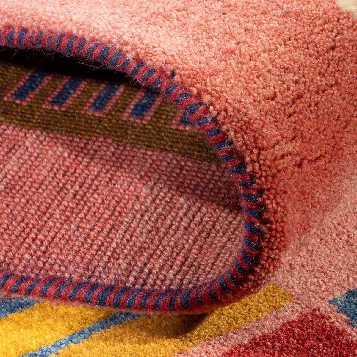 Alfombra de pasillo Alfombra Gabbeh - Persa - 198 x 83 cm - multicolor