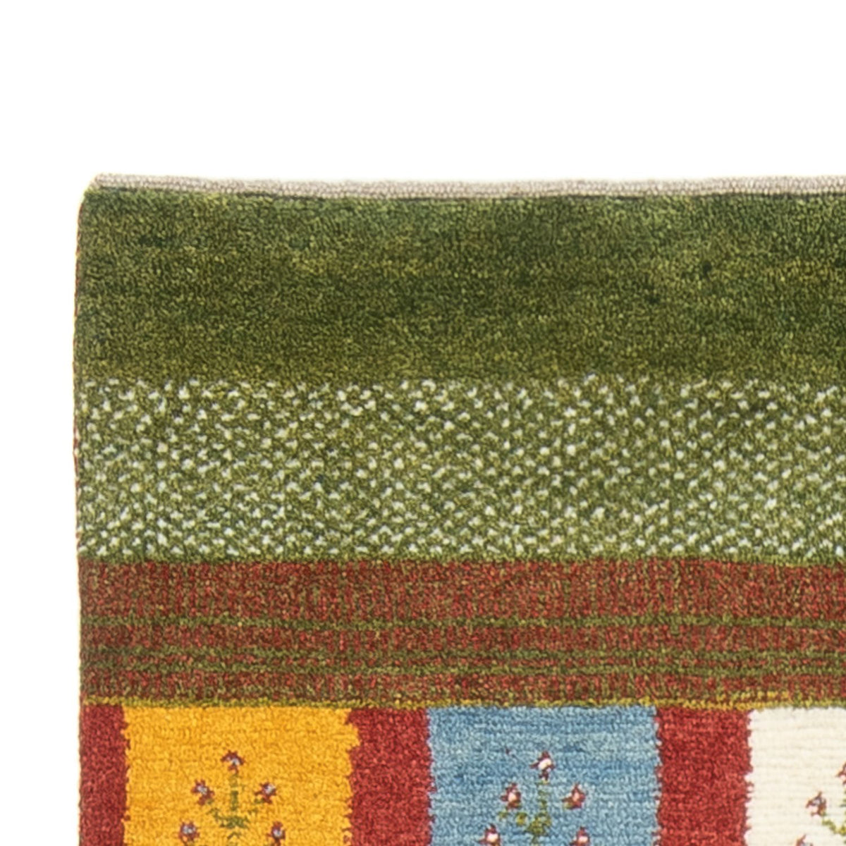 Alfombra de pasillo Alfombra Gabbeh - Persa - 200 x 82 cm - multicolor
