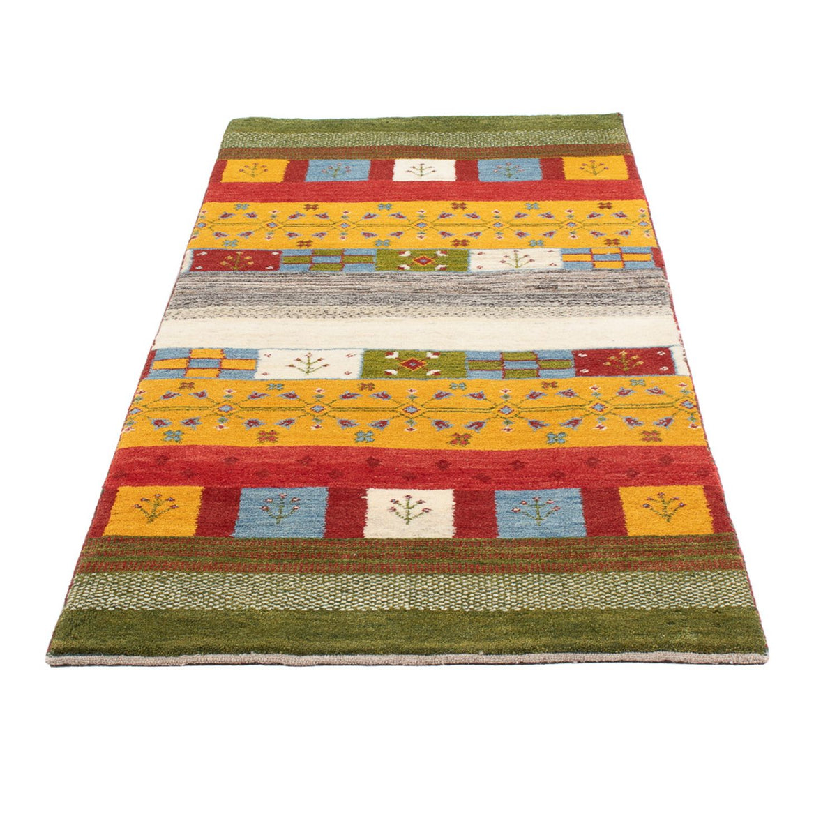 Alfombra de pasillo Alfombra Gabbeh - Persa - 200 x 82 cm - multicolor