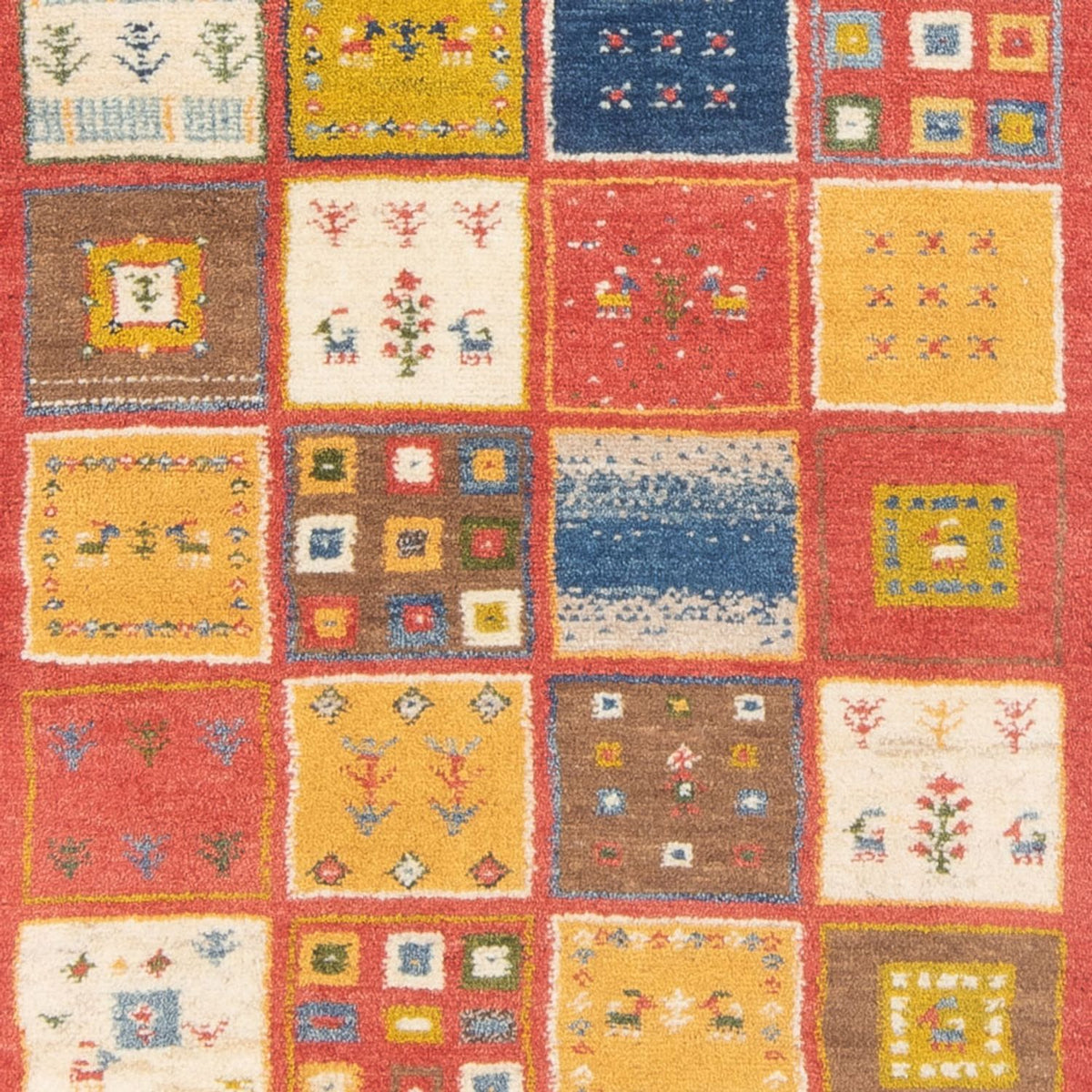 Alfombra de pasillo Alfombra Gabbeh - Persa - 197 x 88 cm - multicolor