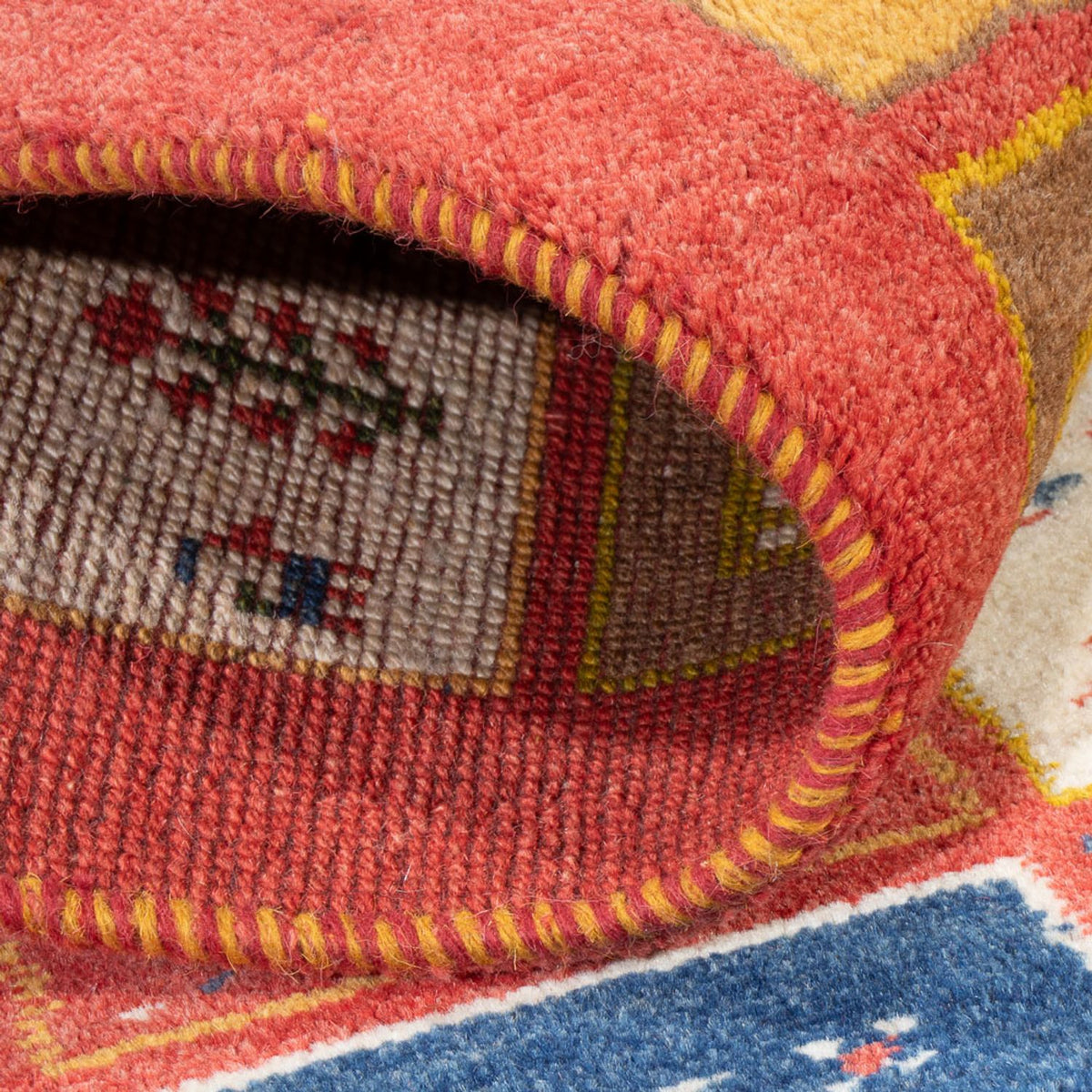 Alfombra de pasillo Alfombra Gabbeh - Persa - 197 x 88 cm - multicolor