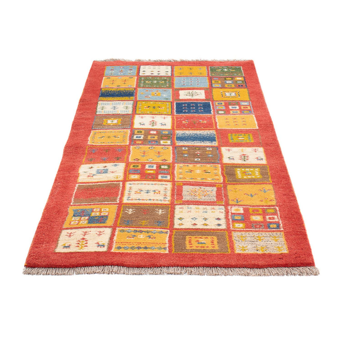 Alfombra de pasillo Alfombra Gabbeh - Persa - 197 x 88 cm - multicolor