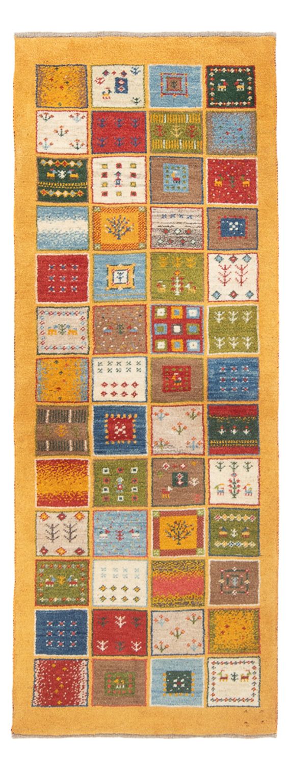 Alfombra de pasillo Alfombra Gabbeh - Persa - 193 x 80 cm - multicolor