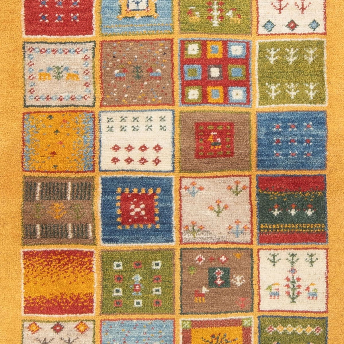 Alfombra de pasillo Alfombra Gabbeh - Persa - 193 x 80 cm - multicolor