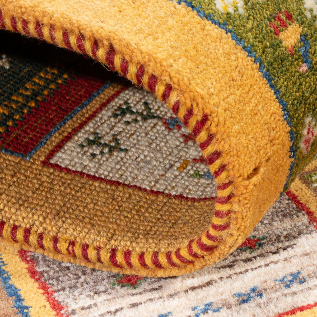 Alfombra de pasillo Alfombra Gabbeh - Persa - 193 x 80 cm - multicolor