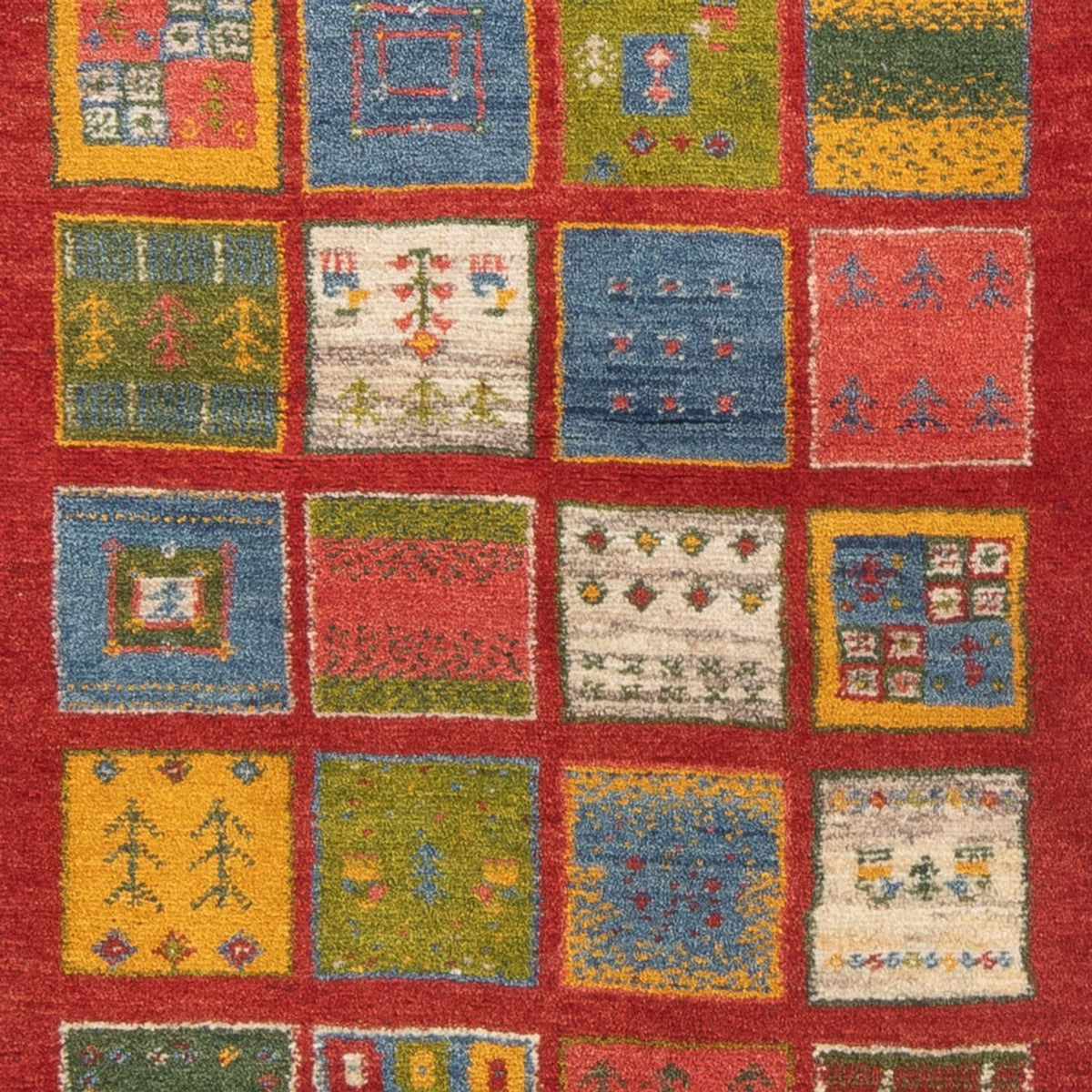 Alfombra de pasillo Alfombra Gabbeh - Persa - 190 x 82 cm - multicolor