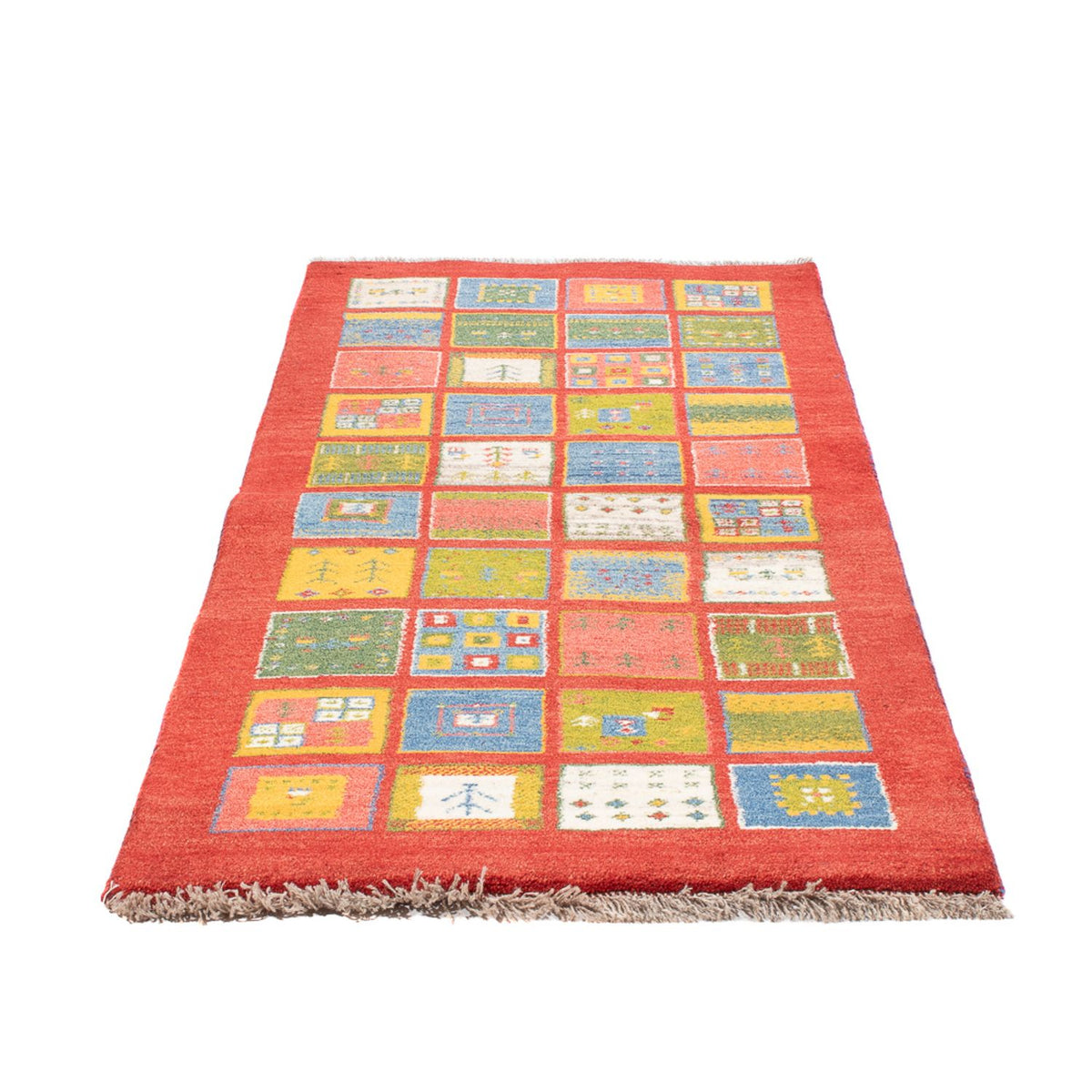 Alfombra de pasillo Alfombra Gabbeh - Persa - 190 x 82 cm - multicolor