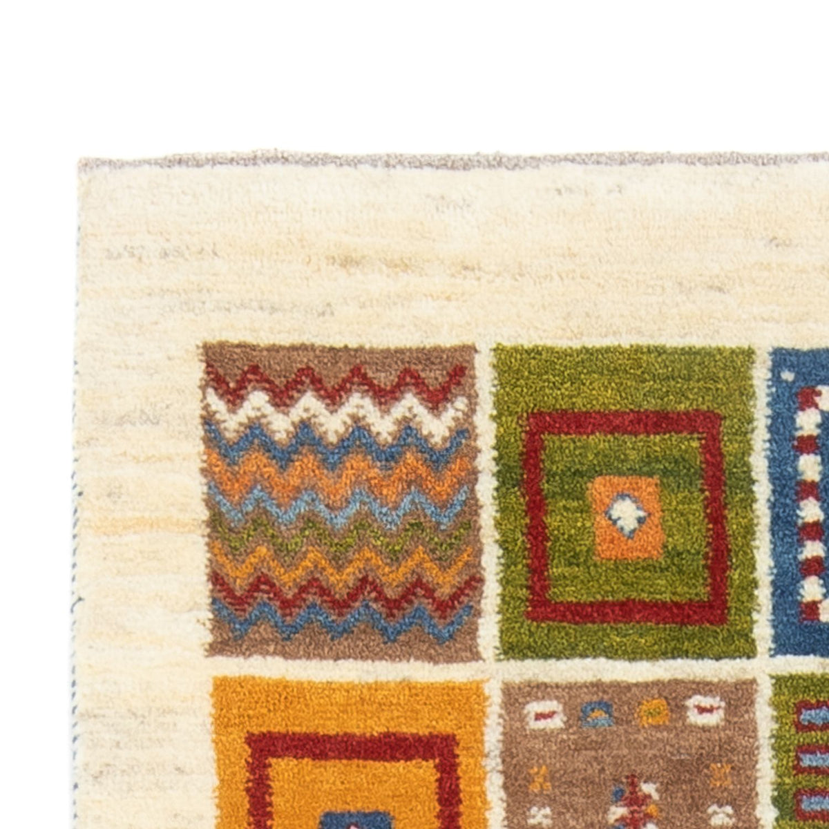 Alfombra de pasillo Alfombra Gabbeh - Persa - 242 x 83 cm - multicolor