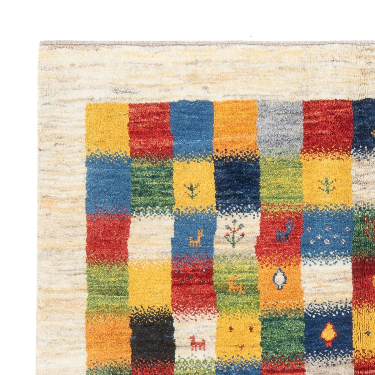 Alfombra Gabbeh - Persa - 204 x 153 cm - multicolor