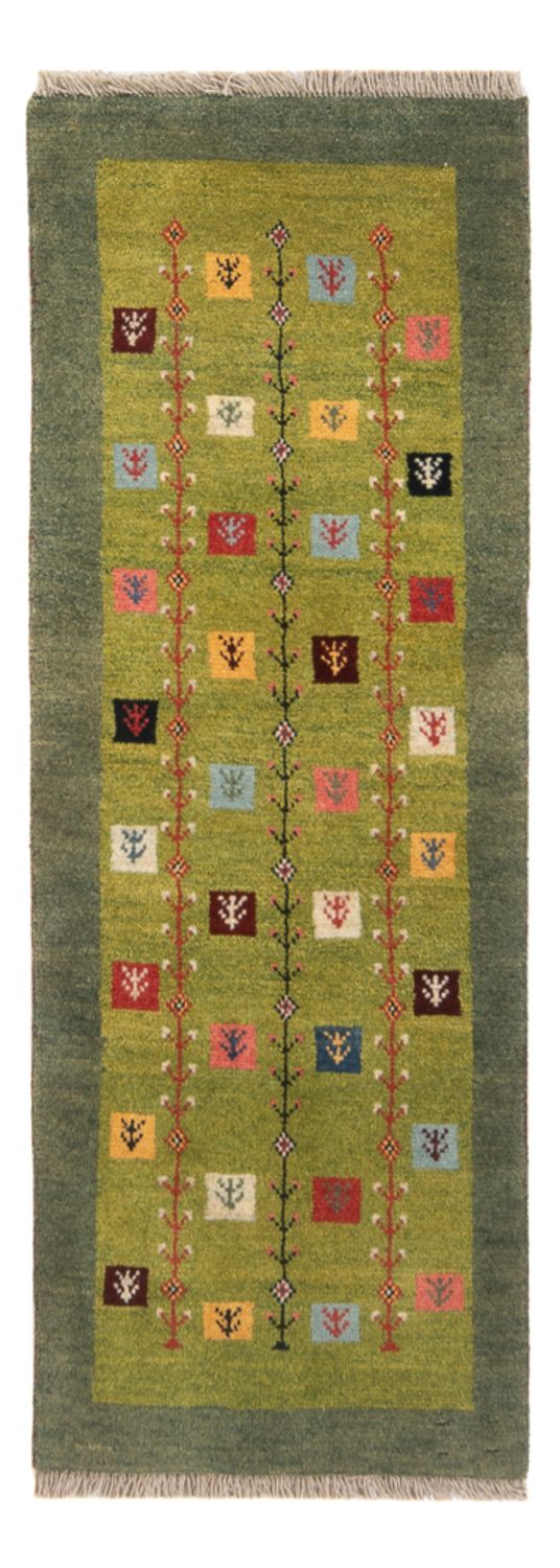 Alfombra de pasillo Alfombra Gabbeh - Persa - 150 x 55 cm - multicolor