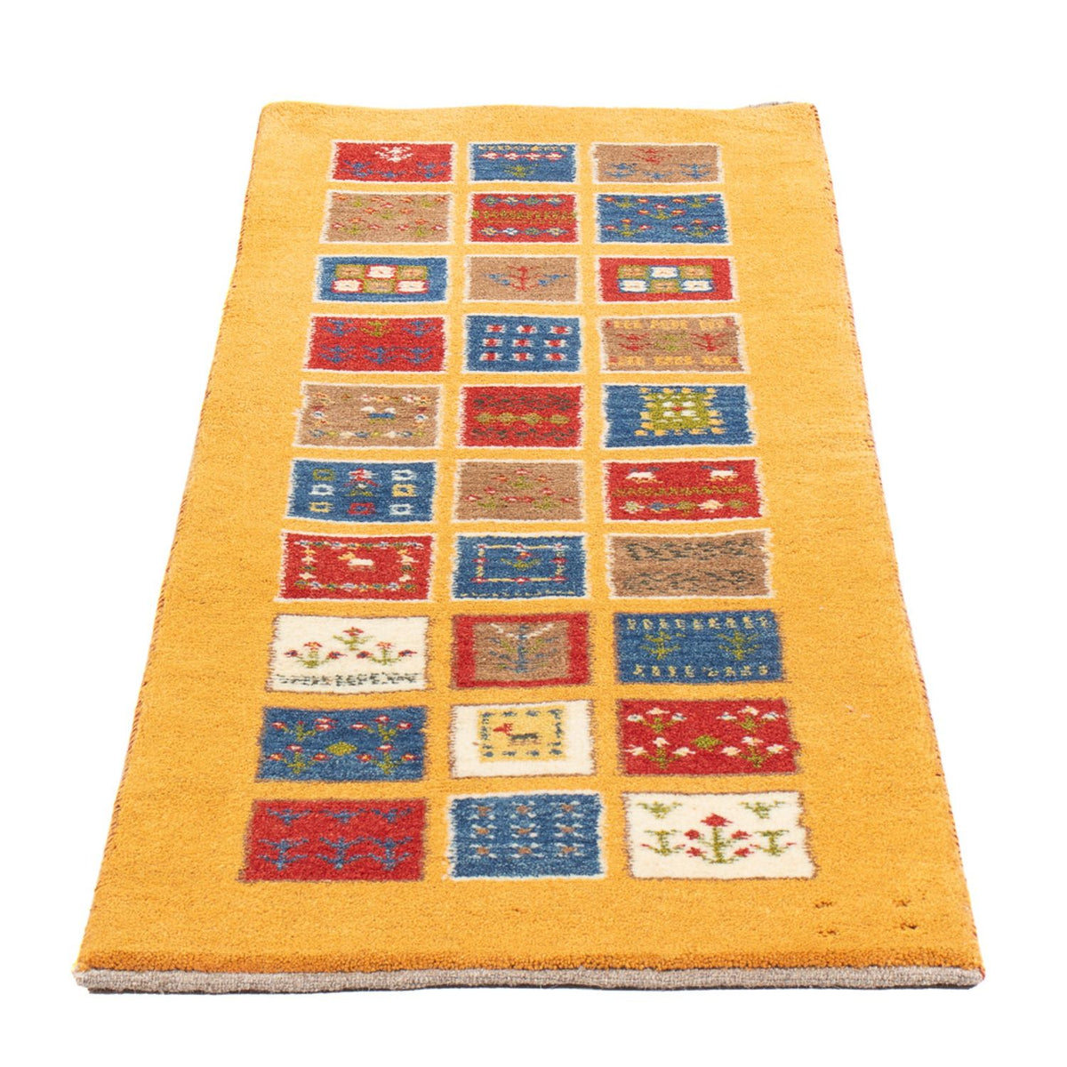 Alfombra de pasillo Alfombra Gabbeh - Persa - 148 x 54 cm - multicolor