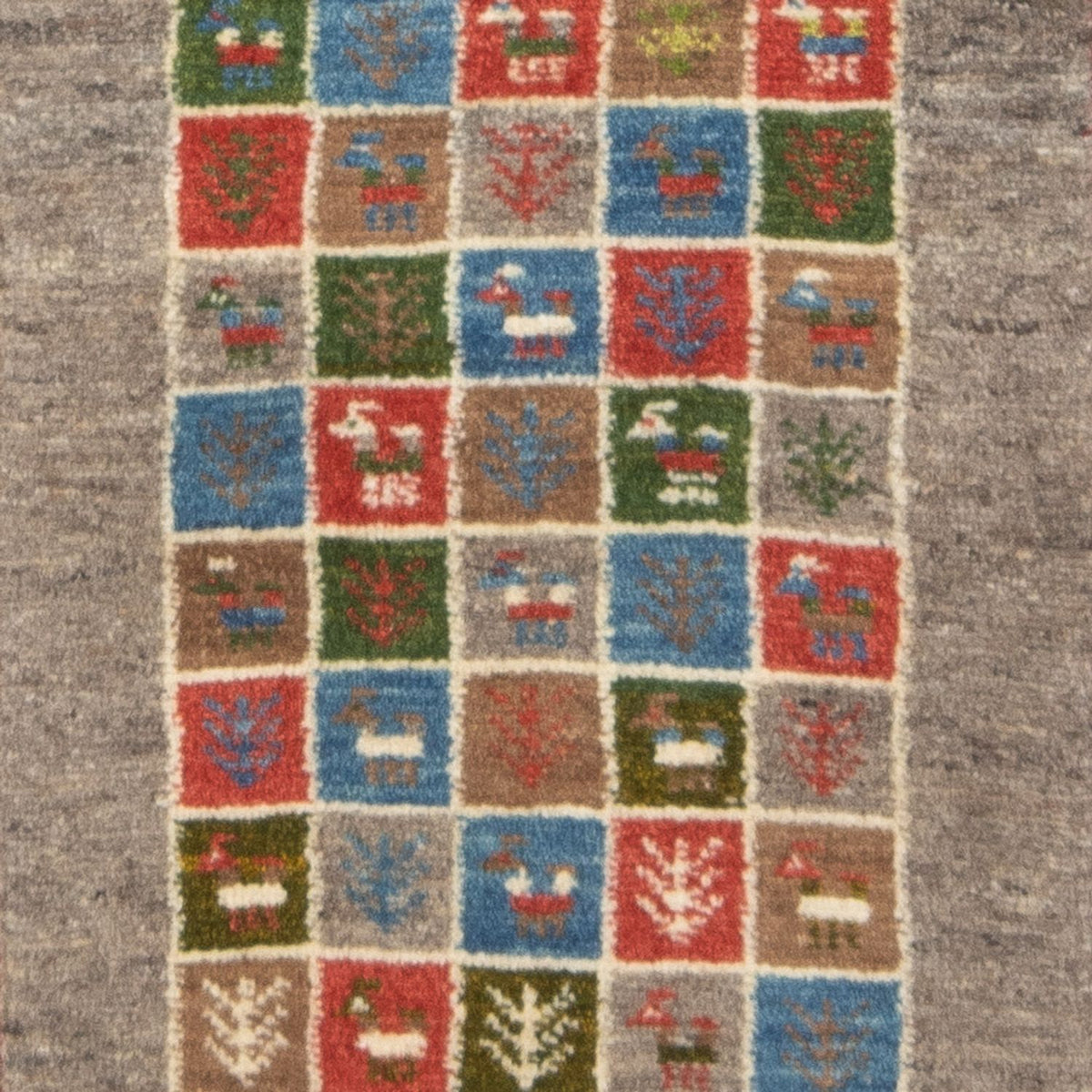 Alfombra de pasillo Alfombra Gabbeh - Persa - 150 x 51 cm - multicolor