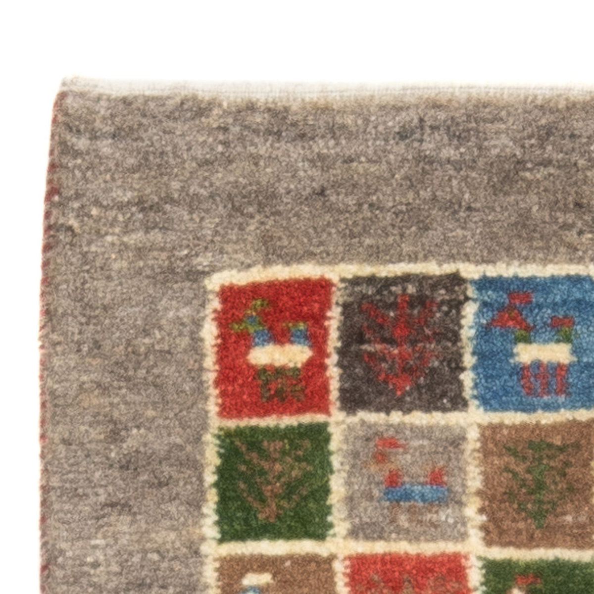 Alfombra de pasillo Alfombra Gabbeh - Persa - 150 x 51 cm - multicolor