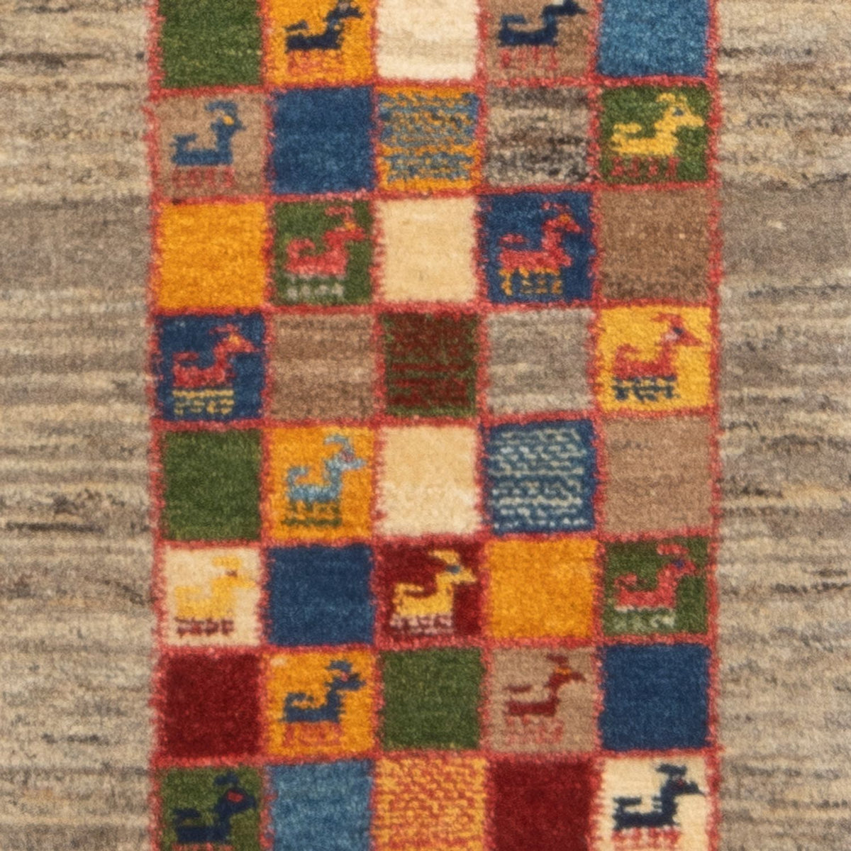 Alfombra de pasillo Alfombra Gabbeh - Persa - 145 x 46 cm - multicolor