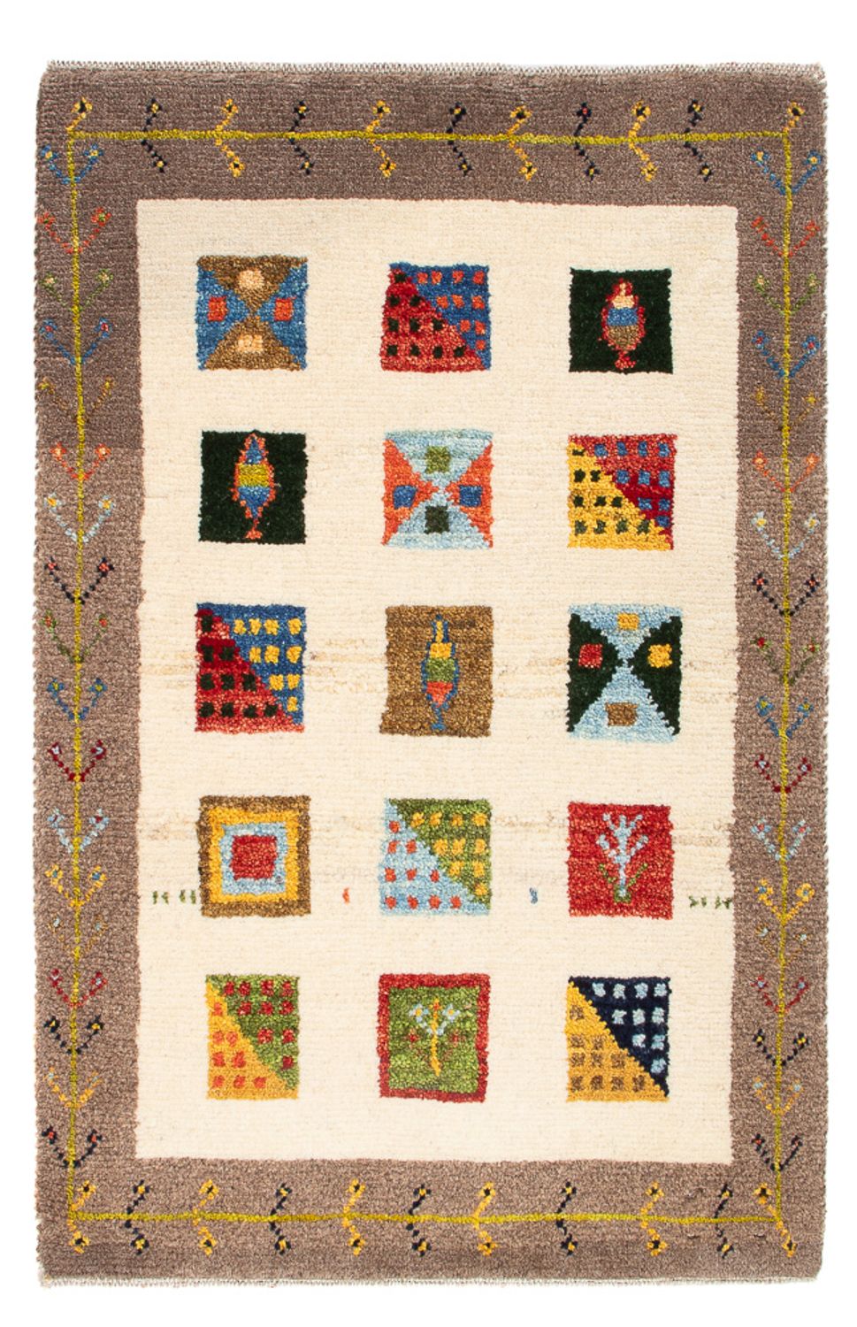 Alfombra Gabbeh - Persa - 87 x 60 cm - multicolor