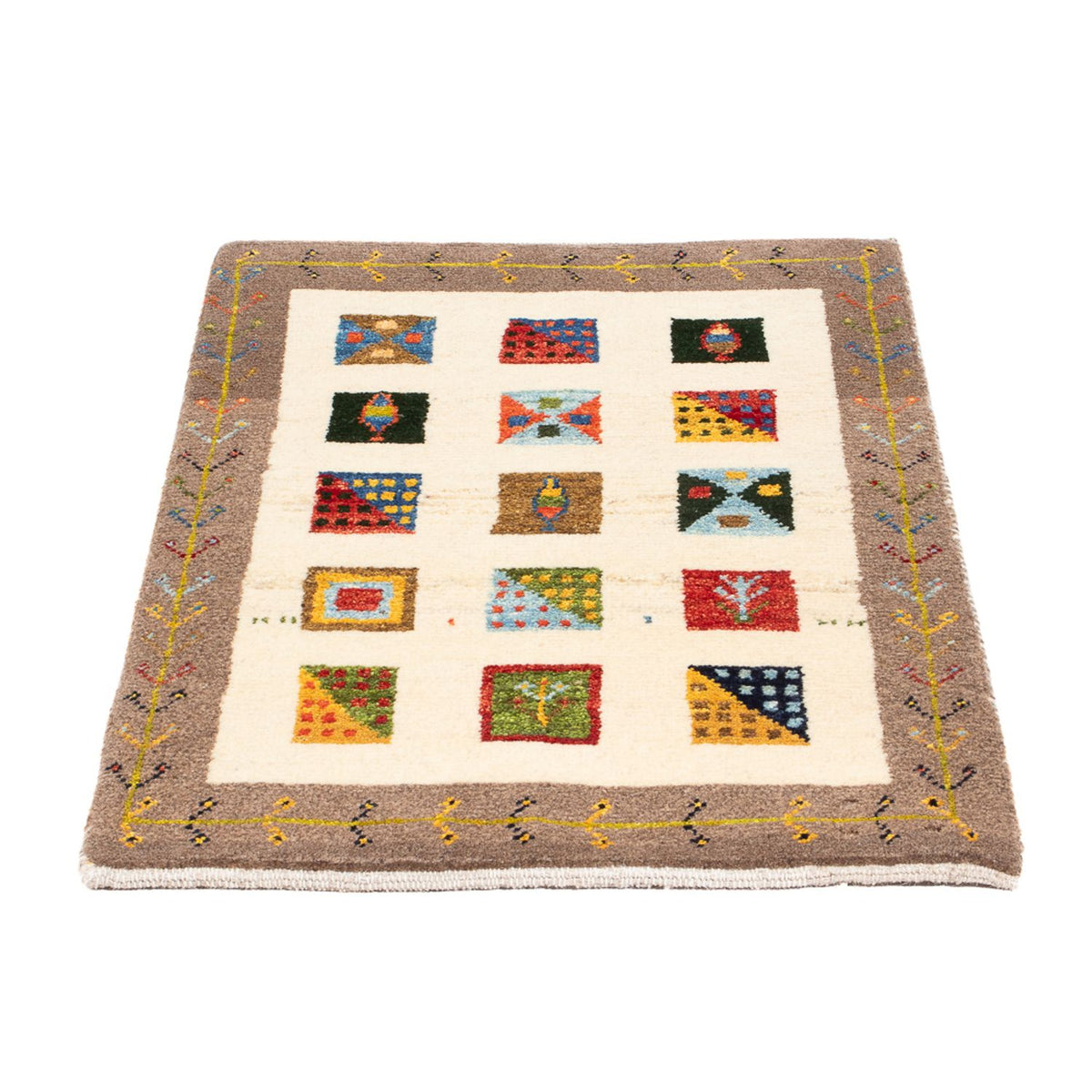 Alfombra Gabbeh - Persa - 87 x 60 cm - multicolor
