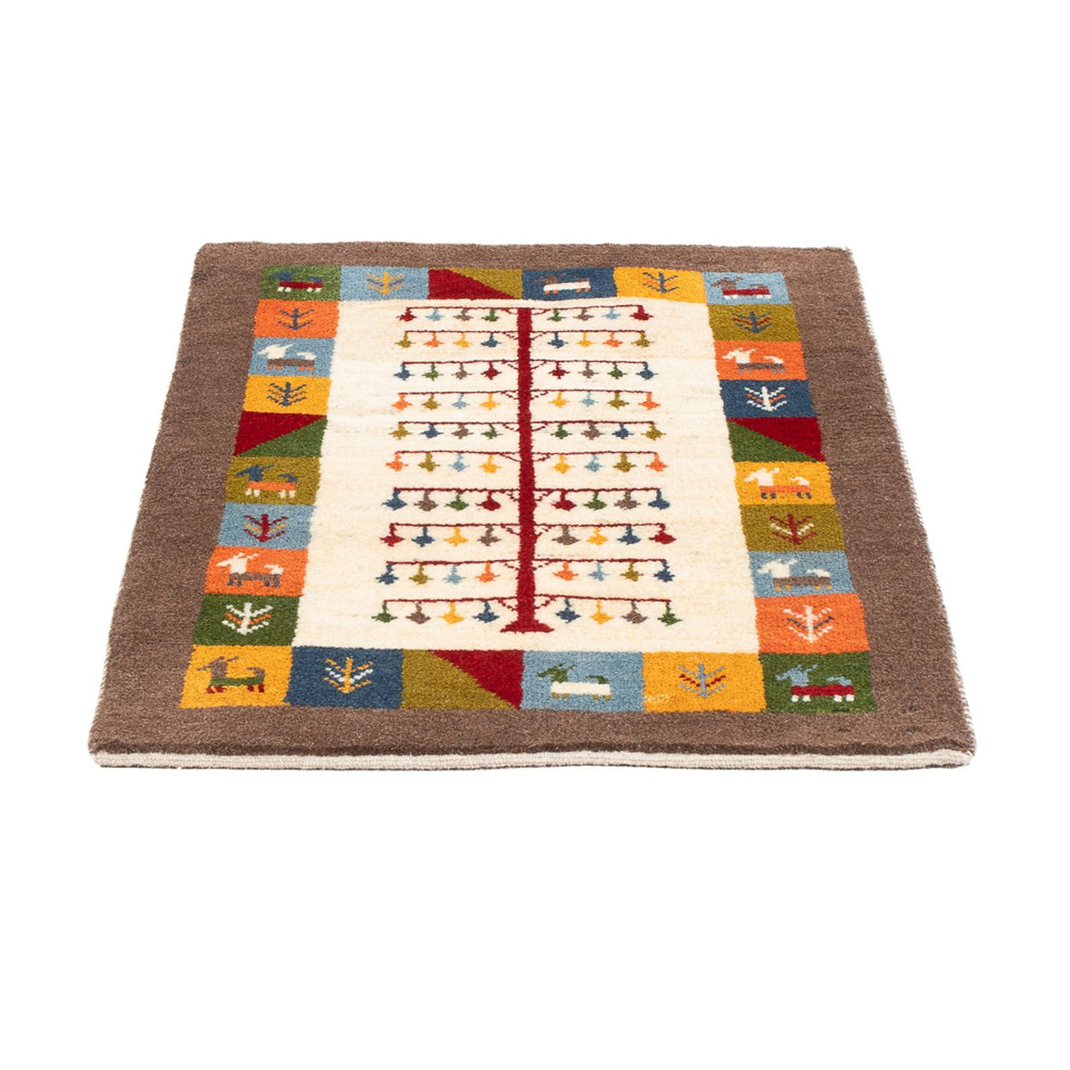 Alfombra Gabbeh - Persa - 90 x 63 cm - multicolor