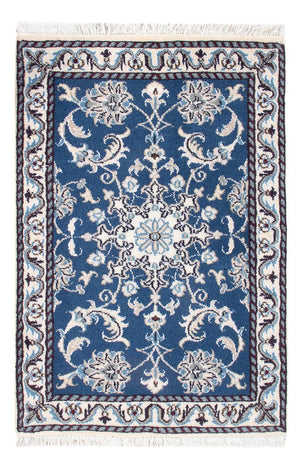 Alfombra persa - Nain - 85 x 58 cm - azul