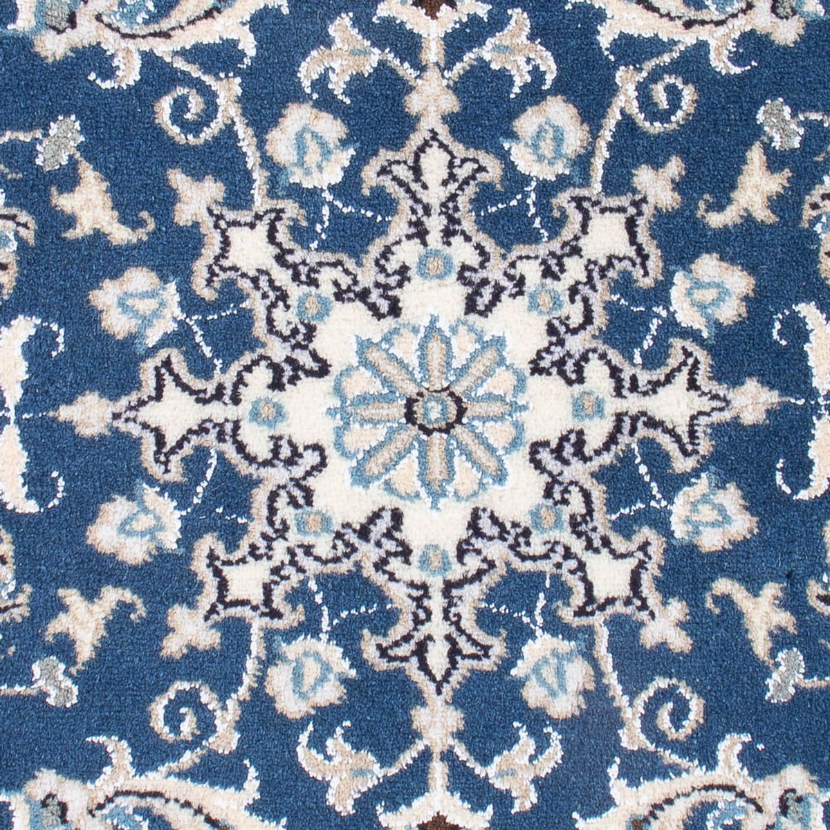 Alfombra persa - Nain - 85 x 58 cm - azul