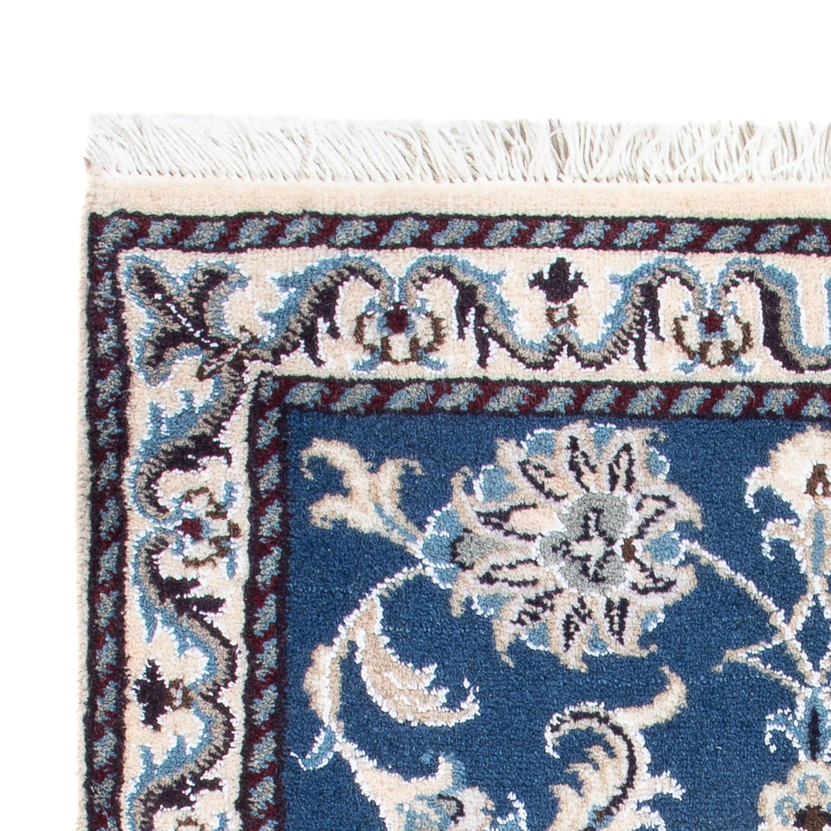 Alfombra persa - Nain - 85 x 58 cm - azul