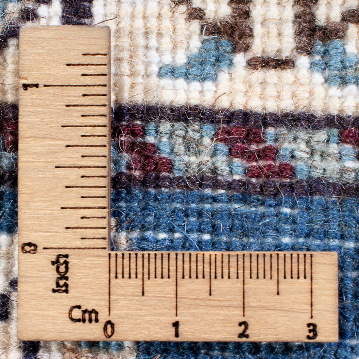 Alfombra persa - Nain - 85 x 58 cm - azul