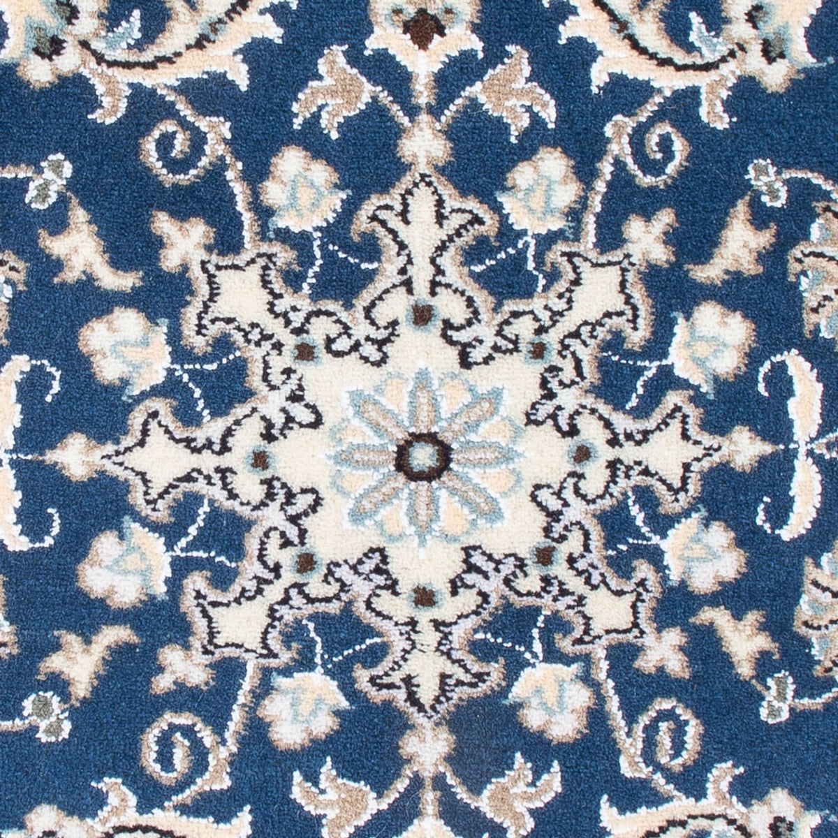 Alfombra persa - Nain - 88 x 59 cm - azul