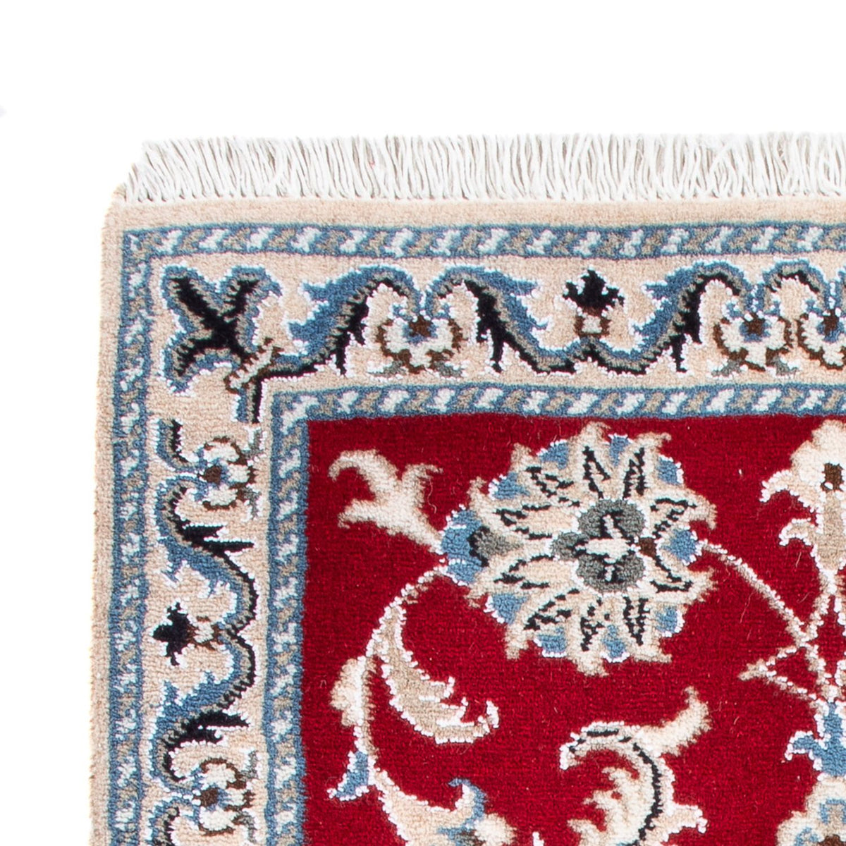 Alfombra persa - Nain - 94 x 60 cm - rojo