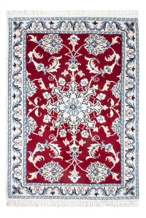 Alfombra persa - Nain - 90 x 60 cm - rojo