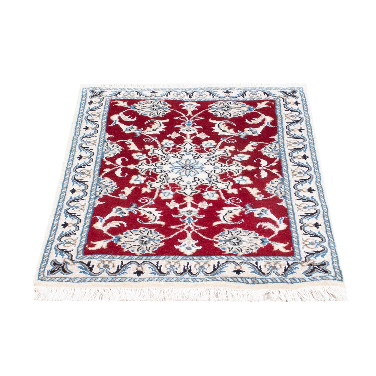 Alfombra persa - Nain - 90 x 60 cm - rojo