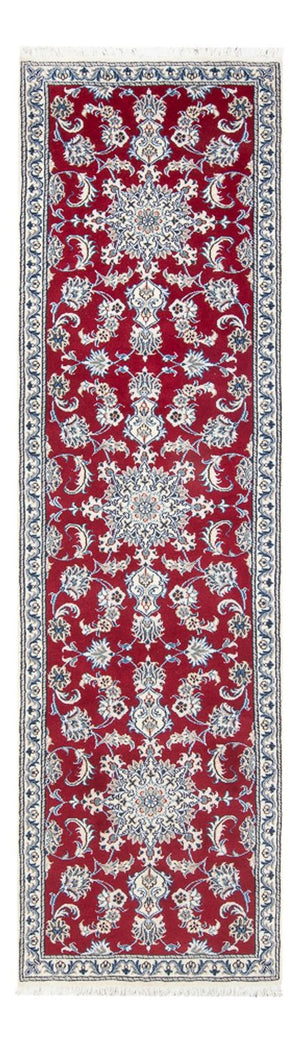 Alfombra de pasillo Alfombra persa - Nain - 294 x 79 cm - rojo