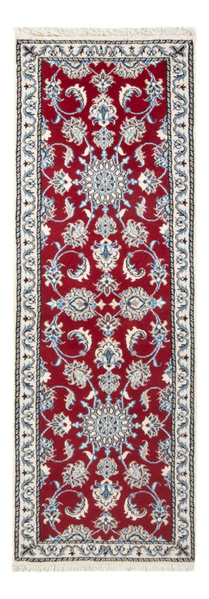 Alfombra de pasillo Alfombra persa - Nain - 195 x 58 cm - rojo