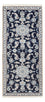 Alfombra de pasillo Alfombra persa - Nain - 197 x 77 cm - azul oscuro